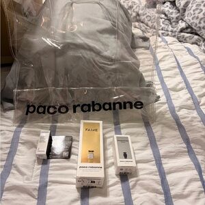New Paco Rabanne Fame Gift Set with Clear Bag